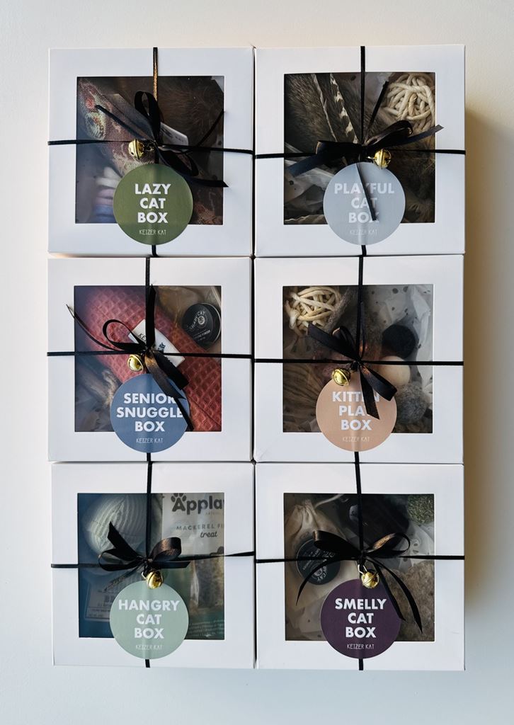 Vind het purrfecte cadeau dankzij onze gepersonaliseerde giftboxen